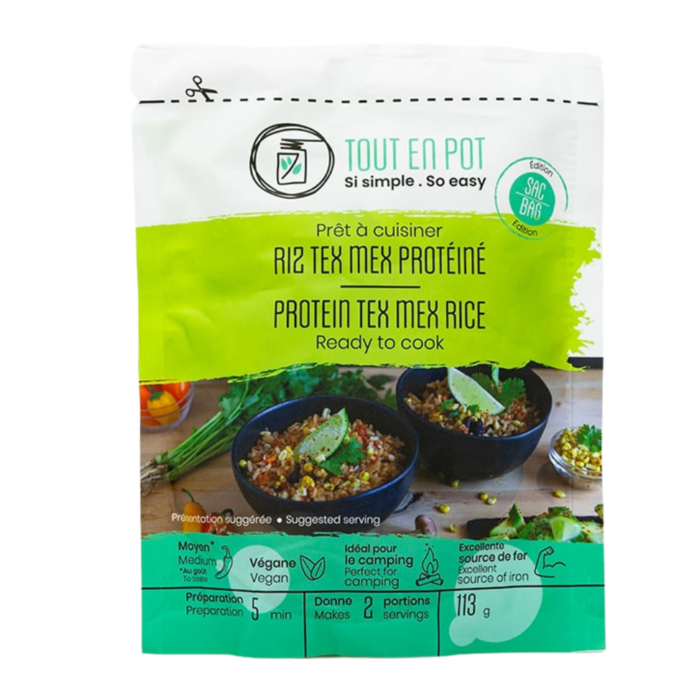 Riz protéiné Tex-Mex - TOUT EN POT - KIAGO Nutrition