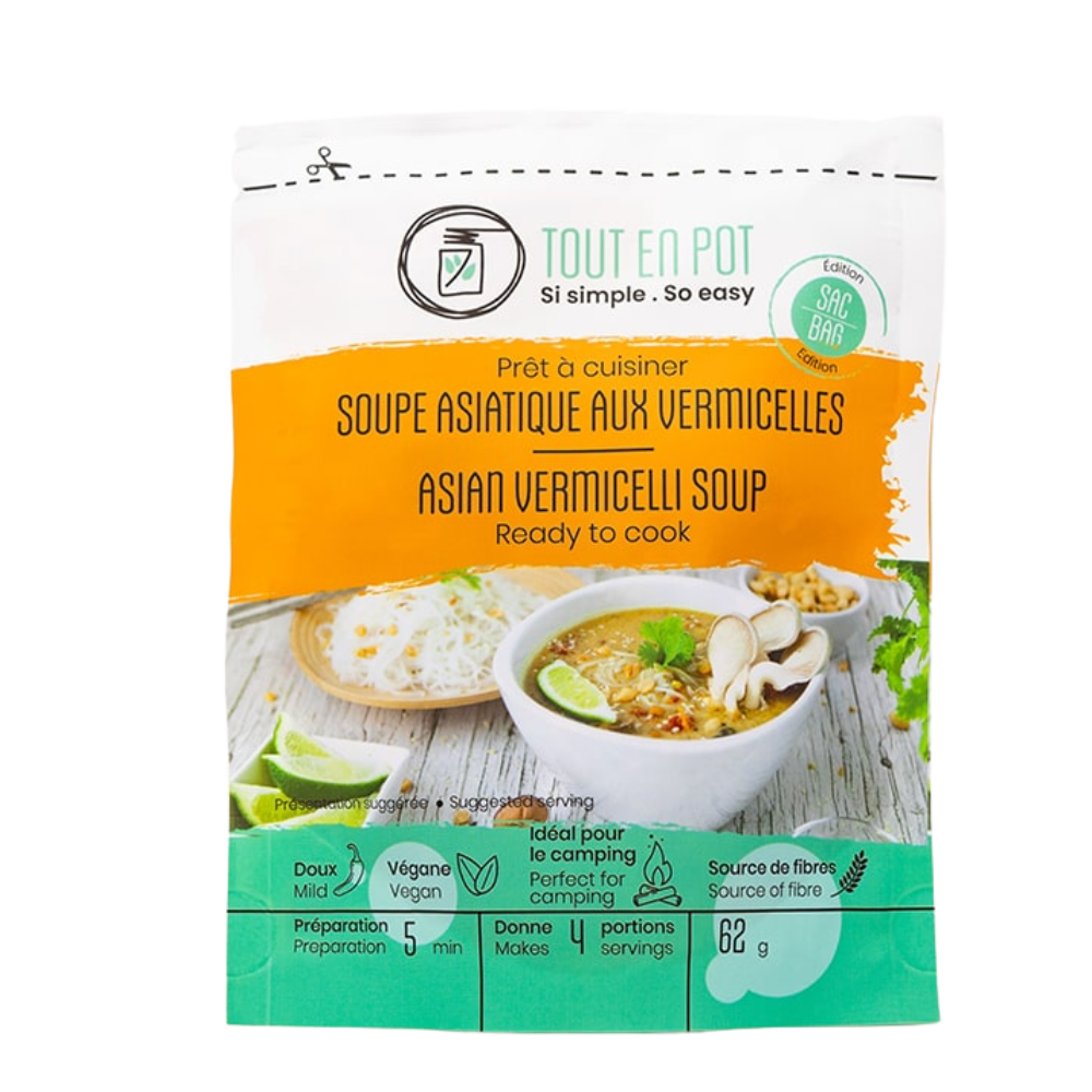 Soupe asiatique aux vermicelles - TOUT EN POT